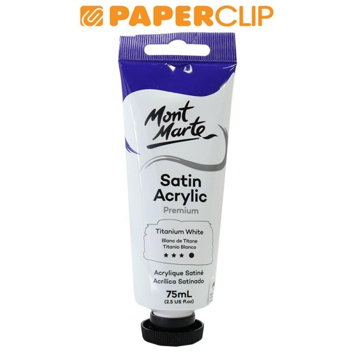 

ACRYLIC SATIN MONT MARTE PMSA7501 TITANIUM WHITE