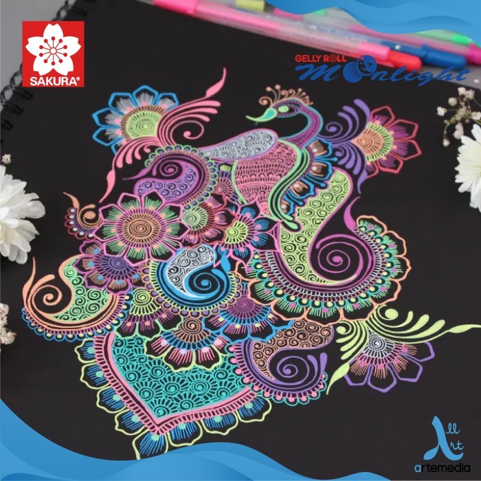 

Pulpen Warna Sakura Gelly Roll Moonlight Color Set Gel Pen Bolpen