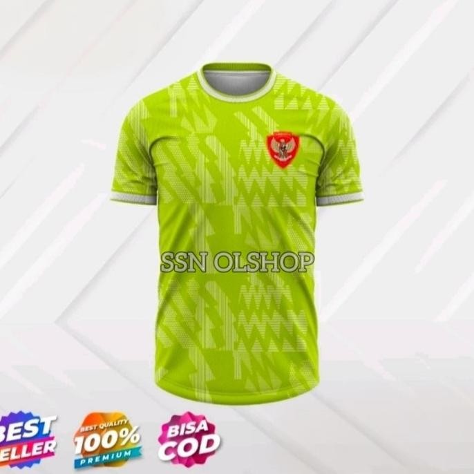 SETELAN JERSEY TIMNAS INDONESIA JERSEY KIPER (IJO STABILO) 2024 DEWASA BAJU BOLA TIMNAS INDONESIA BA