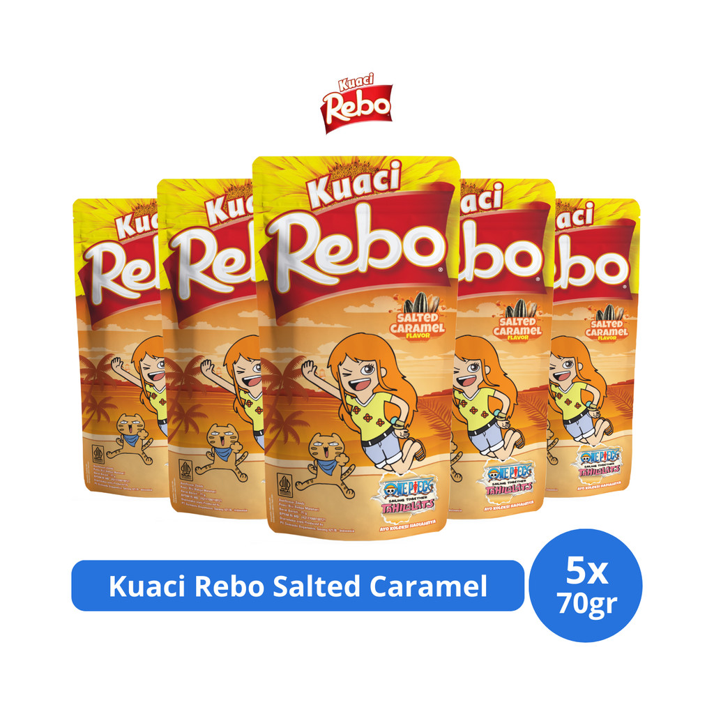 

Kuaci Rebo Salted Caramel 70gr x 5 pcs