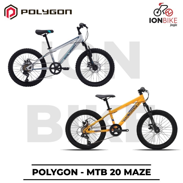 Sepeda Mtb 20 Polygon Maze Sepeda Gunung Anak Kecil Dewasa 6 Speed