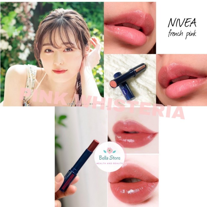 [Ori Jepang] Nivea Lip Rich Care & Color Lip Balm Lipbalm Spf 20 Pa++