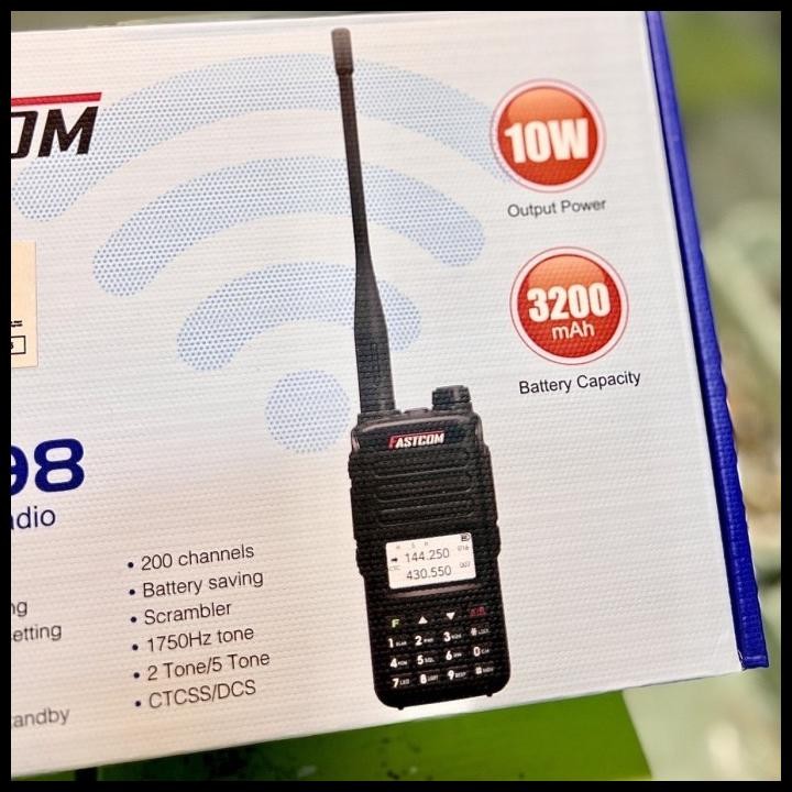 Promo Ht Fastcom Fc-Uv98 Dualband 10 Watt Good Quality