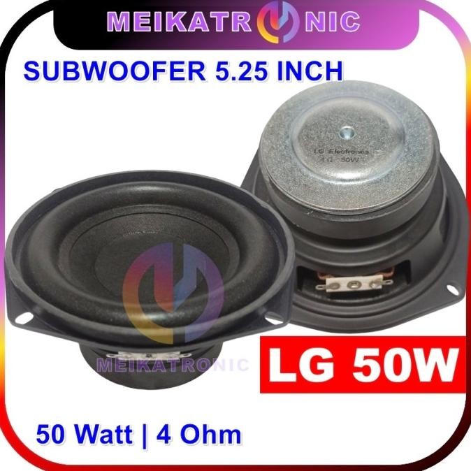 NEW SPEAKER SUBWOOFER 5.25 INCH LG 50W 4 OHM | BOOMBOX BASS | 132MM