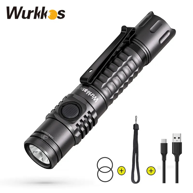 Wurkkos FC12 Recharab Torches Tactical Flashlights LED