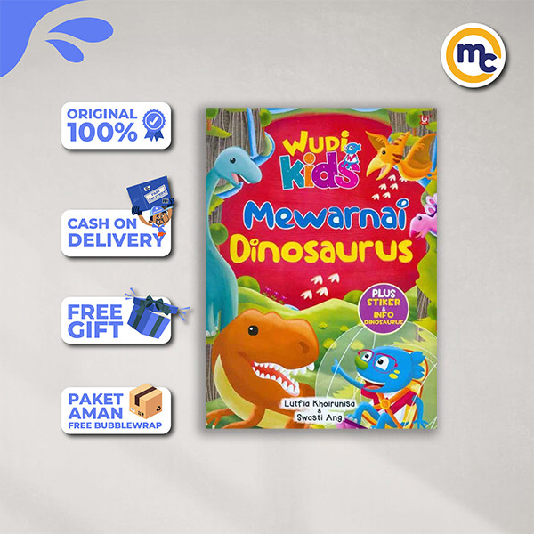 WUDI KIDS : MEWARNAI DINOSAURUS