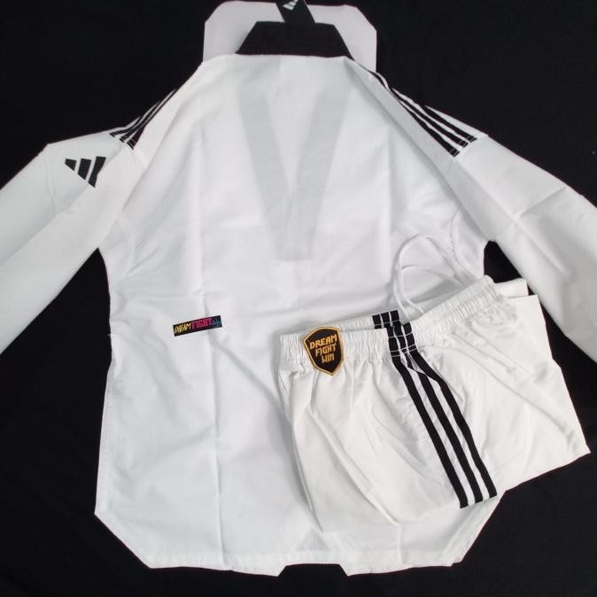 adidas adi fighter 3 stripes dobok taekwondo