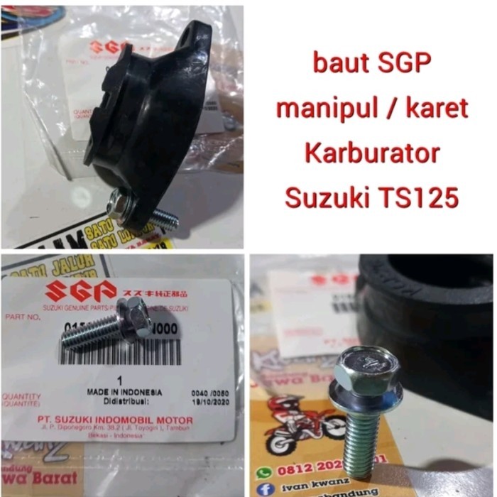Baut Manipul Karburator Ts125 Baut Manipul Ts125 Baut Insulator Ts125 Barang Langka