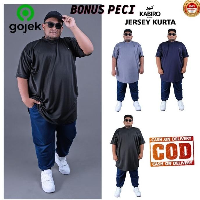 KABIRO-KAOS KURTA PAKISTAN BIG SIZE|KAOS KURTA POLOS JUMBO|KAOS KURTA