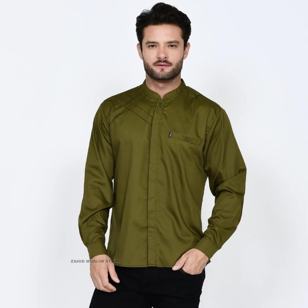 Stok Terbatas Baju Koko Pria Lengan Panjang Motif Marvel Elrumi Size S M L Xl Xxl Termurah