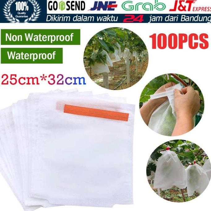 100Pcs Fruit Cover, Brongsong Buah, Pembungkus Buah Anggur, Mangga dll