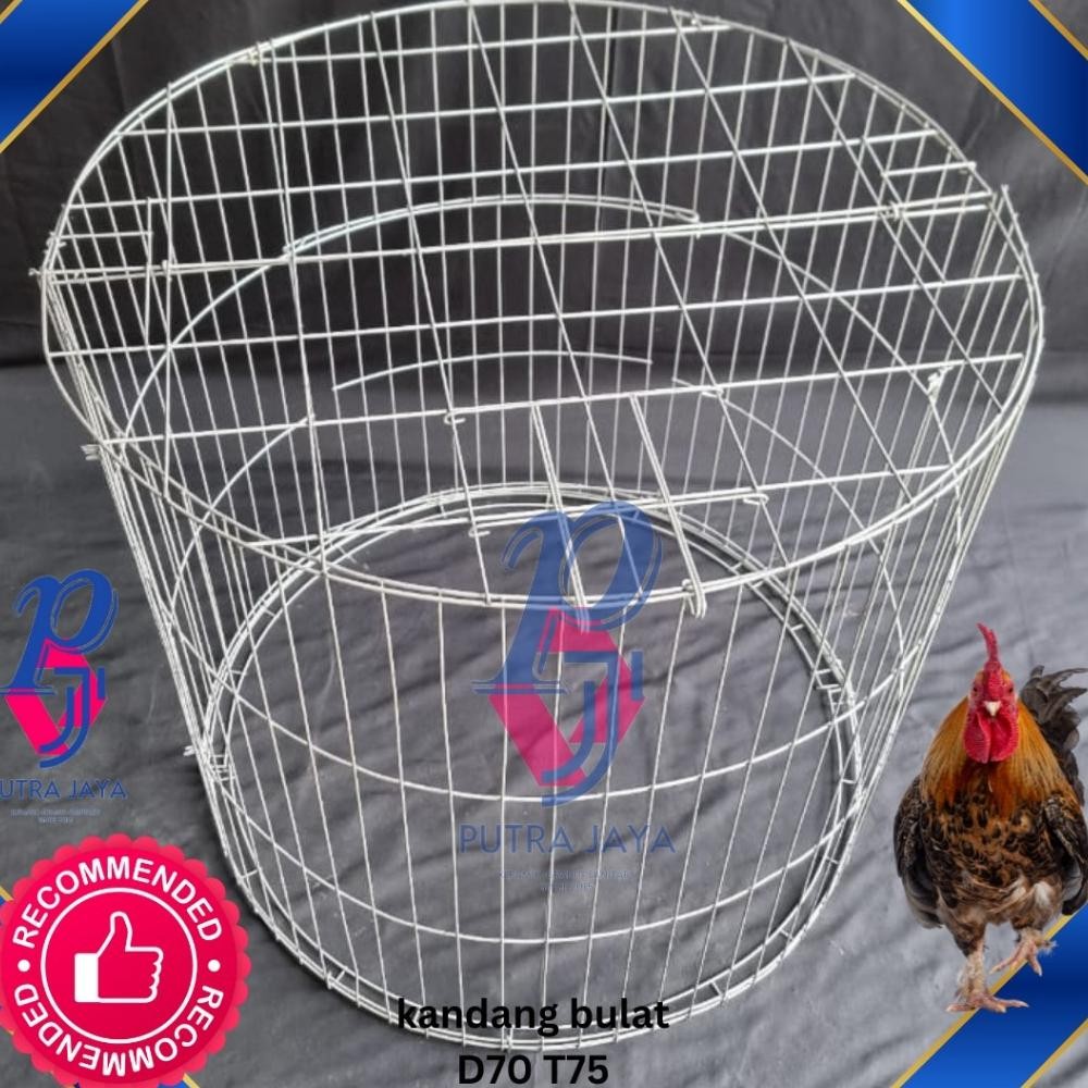 ZX41 Kandang Ayam / Kurungan Ayam Bahan Galvanis Bentuk BULAT / BUNDAR Murah