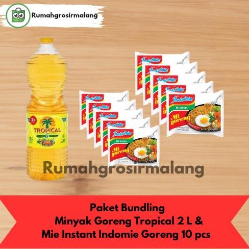 

Paket Bundling Sembako 11 In 1 Minyak Goreng Tropical 2 Liter & Indomie Goreng 10 Pcs