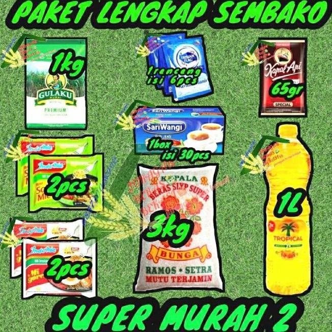 

Paket Sembako Bermerk Lengkap Super Murah 2 Sembako Pekanbaru