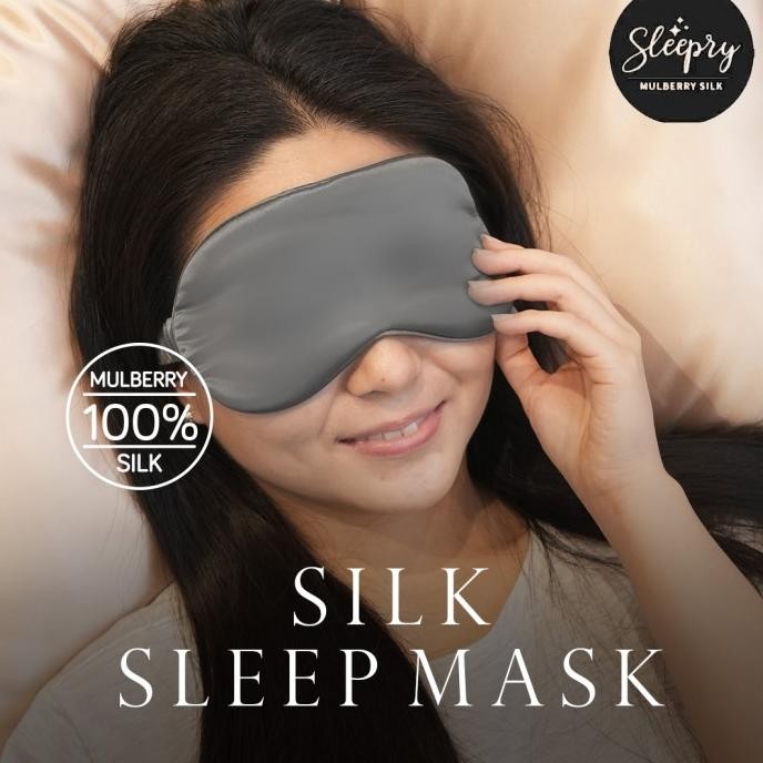 Sleepry Sleep Mask / Penutup Mata 100% Mulberry Silk