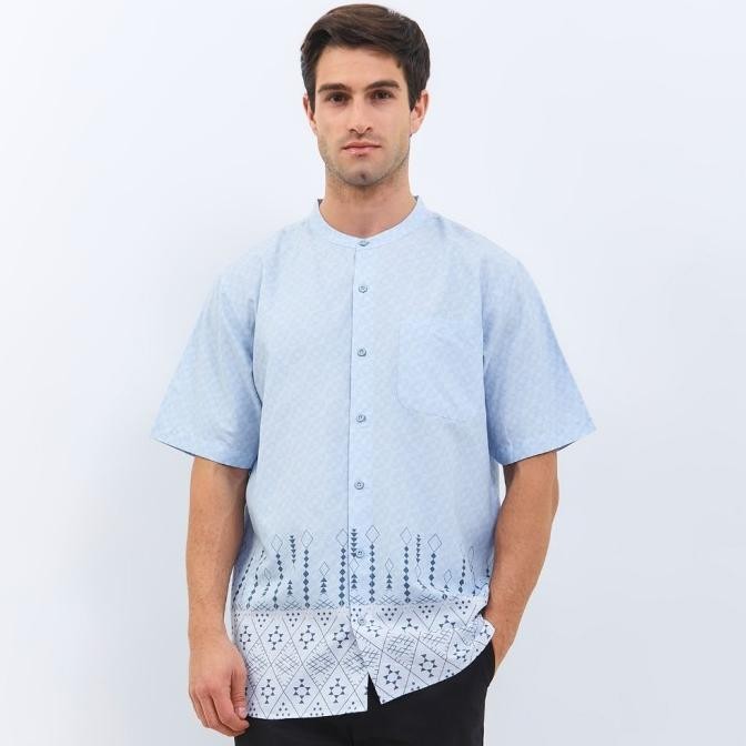 M231 Kemeja Pria Koko Couple Pendek 0351 Original