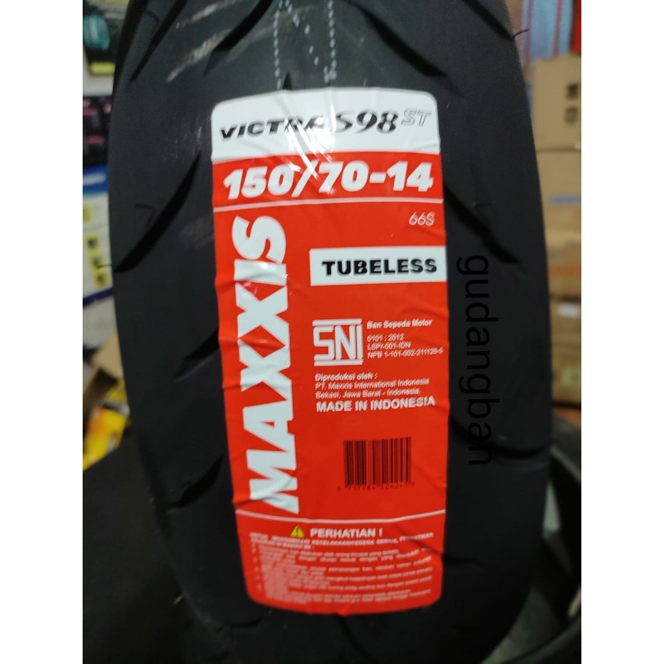 Ban Maxxis 150 / 70 - 14 Victra Aerox Xmax luar motor Tubeless