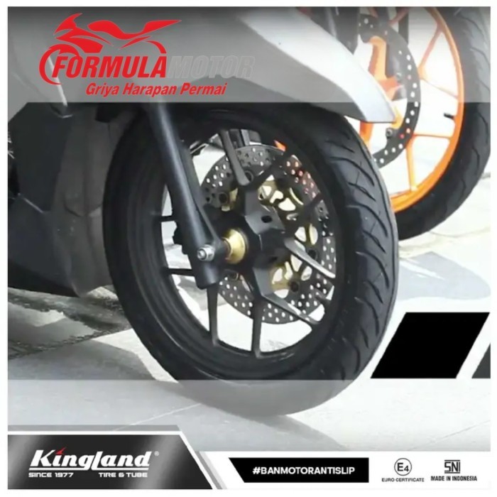 Ban Kingland 80/90-17 (Pilih Tipe) - Ban Motor Ring 17 Non Tubles