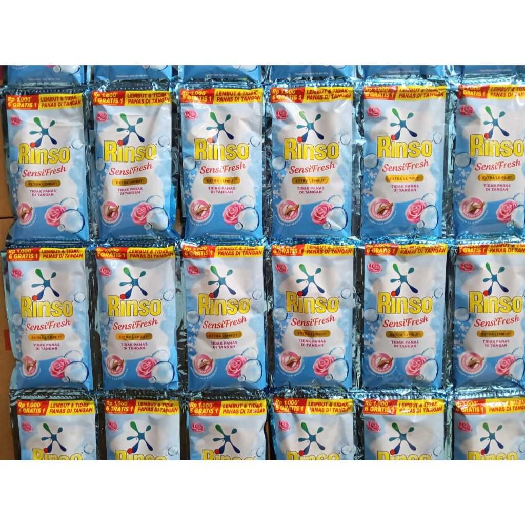 

Hot Sale Rinso Cair Sensi Fresh / 1 Renceng Isi 14 Pcs X 42Ml Snm7
