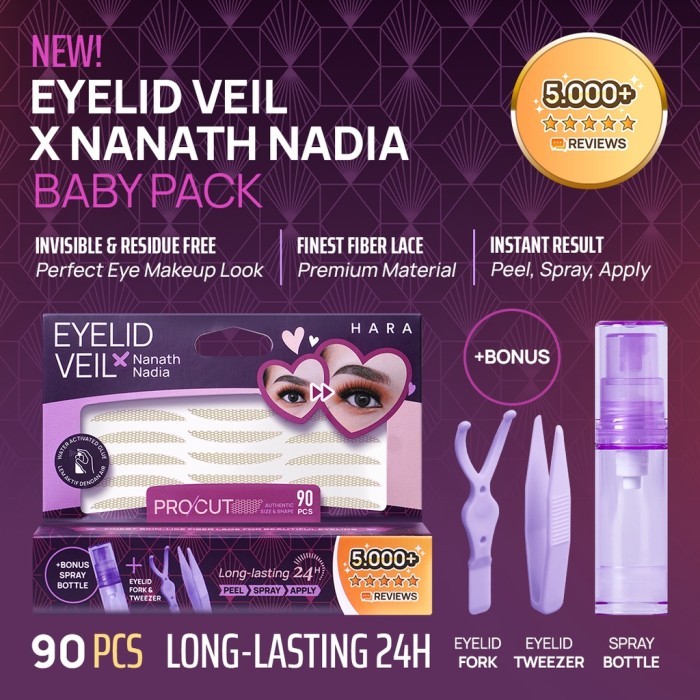 Hara Eyelid Veil X Nanath Nadia Size Sl,S ,M,L