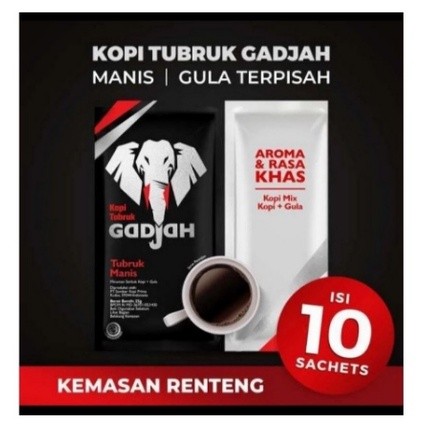 

Penawaran Spesial Kopi Gajah / Kopi Plus Gula / 1 Renceng Isi 10 Pcs Hkl14