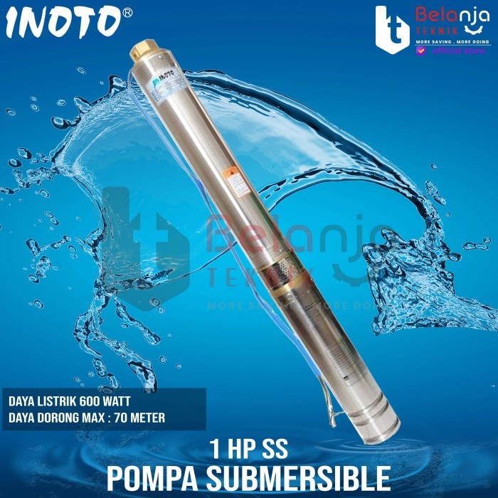 Pompa Air Satelit - Submersible Inoto 1 HP SS