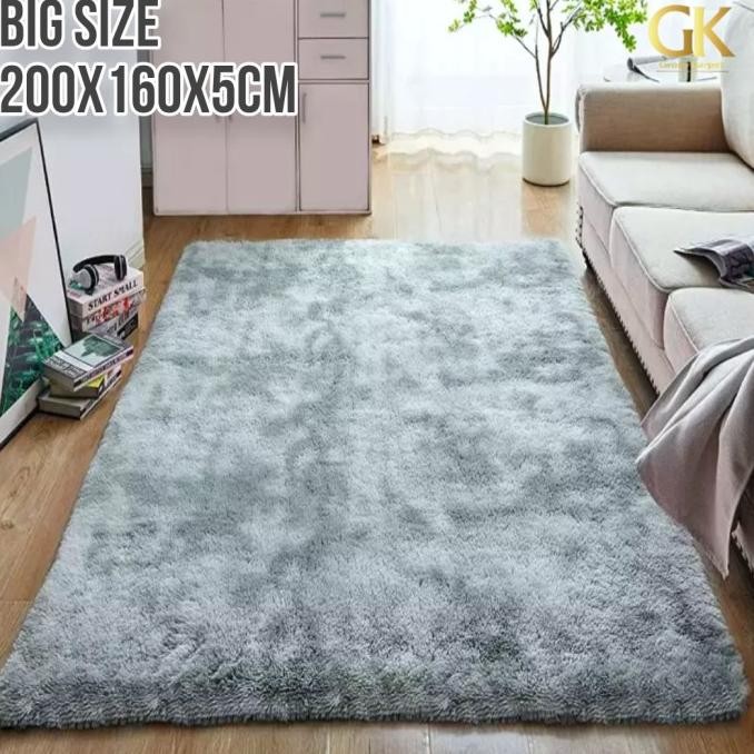 Karpet Bulu Ukuran Besar 200X160X5Cm