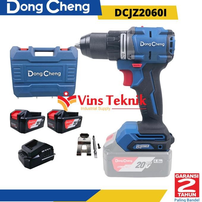 DongCheng DCJZ2060i DCJZ2060 Mesin Bor Baterai Cordless Impact Drill