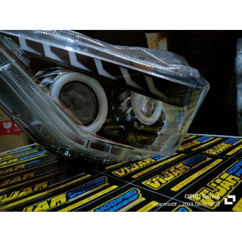 (ORIGINAL) (PNP) Proji beat deluxe/headlamp beat LED 2020-2023/reflektor beat deluxe custom