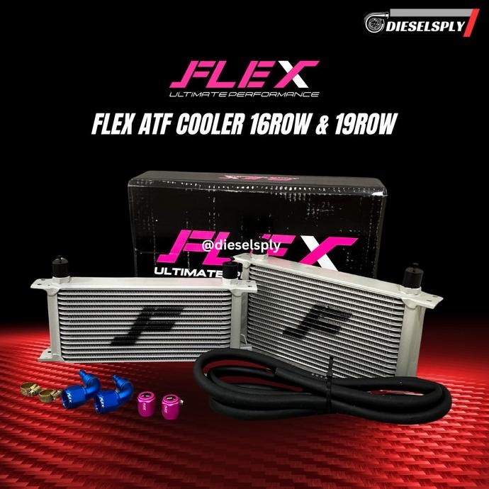 FLEX ATF Oil Cooler/Transmission Cooler 16 Row Innova/Fortuner/Pajero