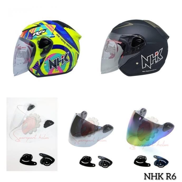 Kaca Helm Nhk R6 Visor Helm Nhk R6 Original