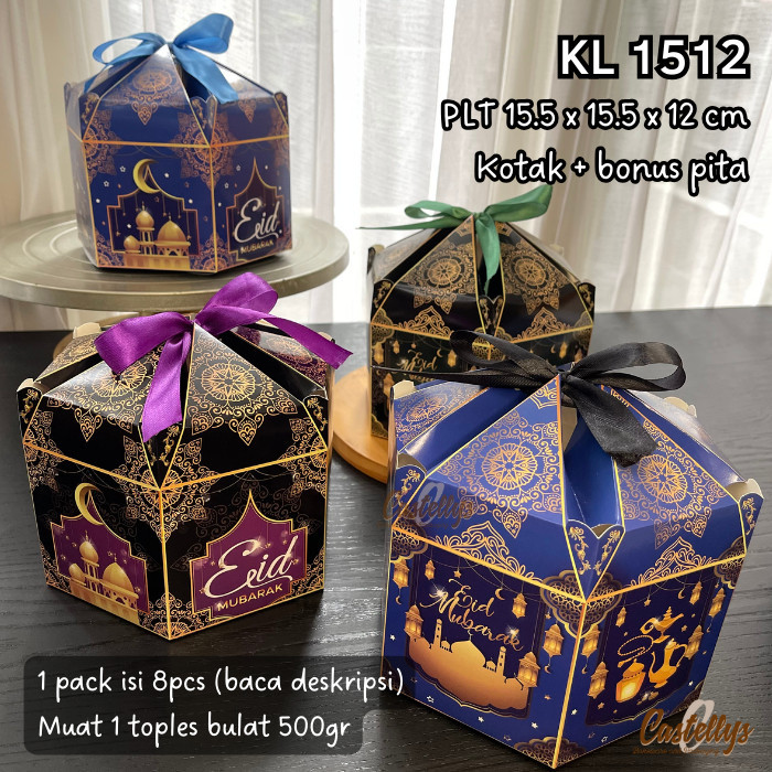 "'''] Kotak Box Lebaran Idul Fitri Eid KL1512 Kue Kering Nastar Hampers Eid