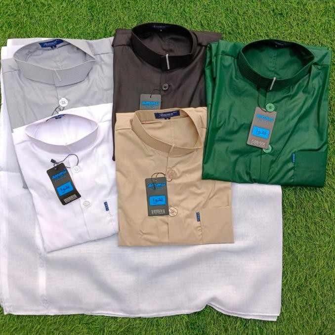 Baju Muslim Pria Baju Koko Ammu Amu Haibah Salafi Koko Habaib Original