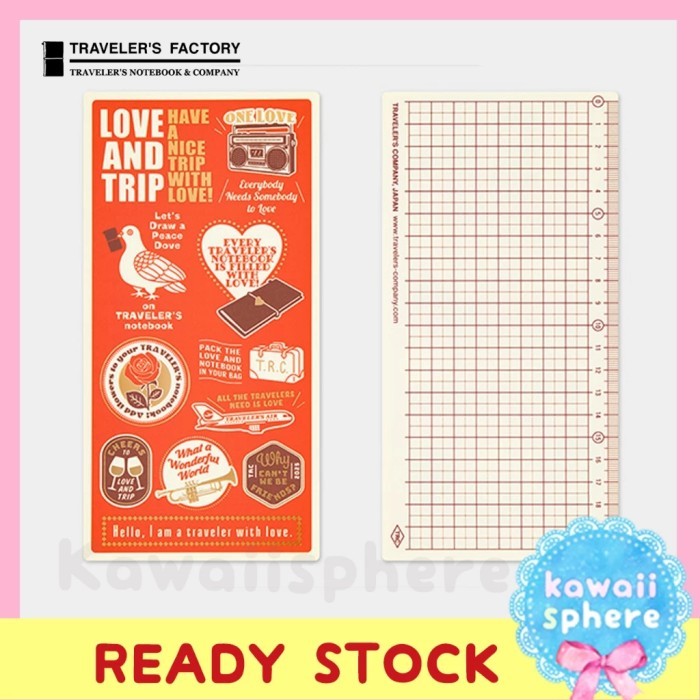 

Ready Traveler's Notebook 2025 Plastic Sheet Regular Size Midori Travelers Notebook Accessories