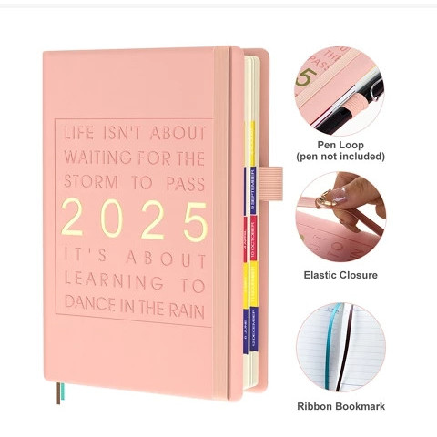 

Ready [COD] Perencana Agenda 2025 Buku Catatan A5 Mingguan Bulanan Buku Harian Jurnal Perlengkapan