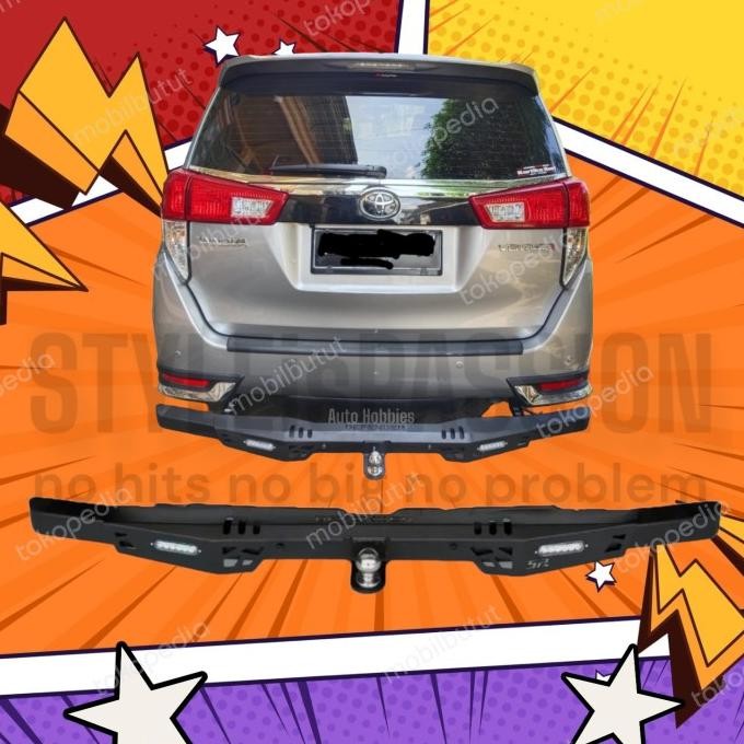Towing bar bumper tanduk belakang innova reborn venturer