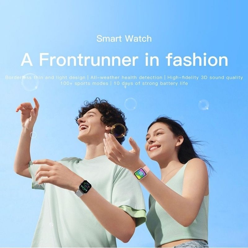 HOT PRODUCT Jam Tangan Android Hp Bisa WA Tahan Air Smart Watch Pria Wanita Elegan Mewah Olaraga