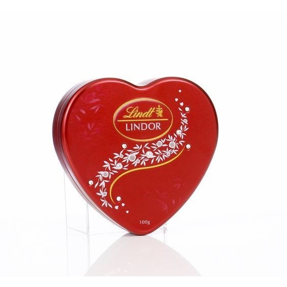 

LINDT LINDOR CRYSTAL HEART CHOCOLATE TIN BOX ONLY VALENTINE HATI KOTAK