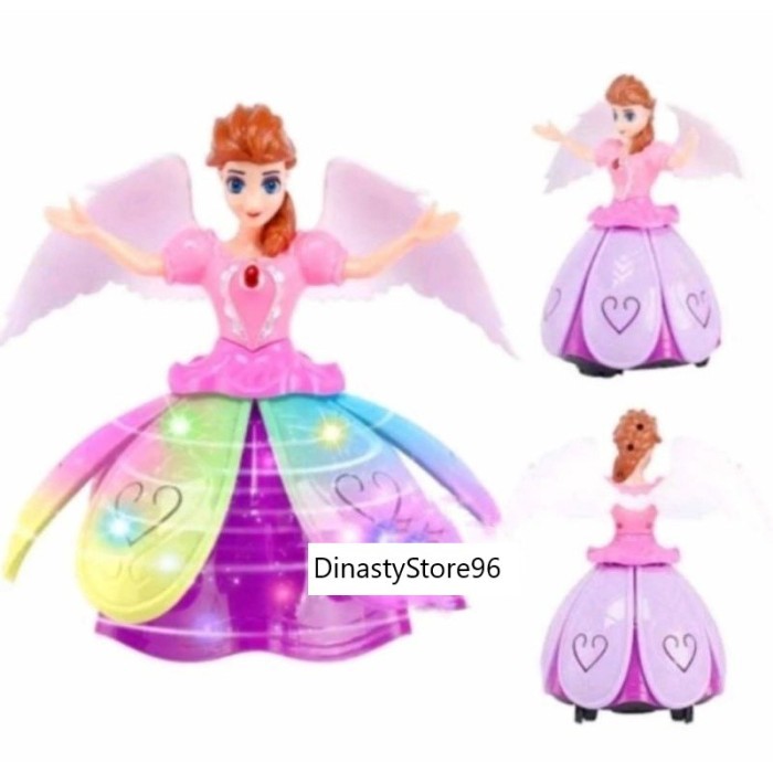 

MAINAN DANCING ANGEL BONEKA ROBOT PRINCESS BISA MENARI BERNYANYI SING