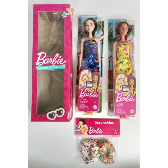

BONEKA BARBIE FASHION SPECIAL PACK DENGAN 2 IKAT RAMBUT