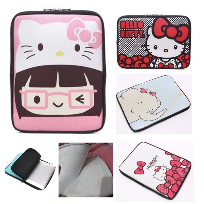 Tas Sarung Laptop Sleeve Softcase Neoprene 14 inch motif