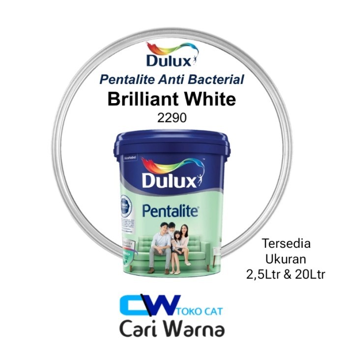 DULUX Pentalite Antibac 2290 Brilliant White 20Ltr
