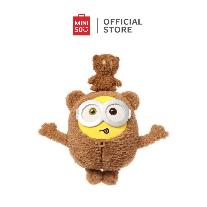 

MINISO X BOB+TIM COLLECTION BONEKA PLUSH TOY MAINAN MEWAH MINIONS COSTUME BOB HUGGING TIM BEAR