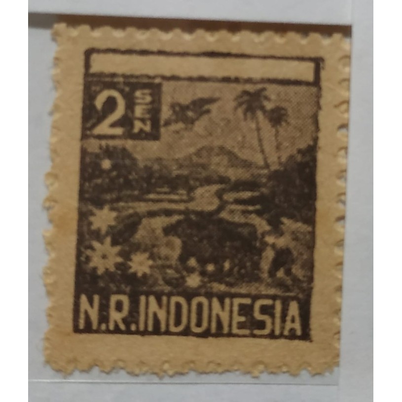 

MURAH Prangko Indonesia - Prangko Revolusi Revo S27W 2 sen mint