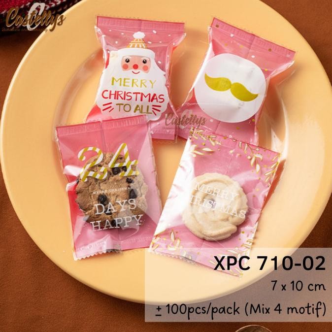 

@@@@] Plastik Cookies Natal XPC 710-02 Nastar Kue Kering Nougat Christmas