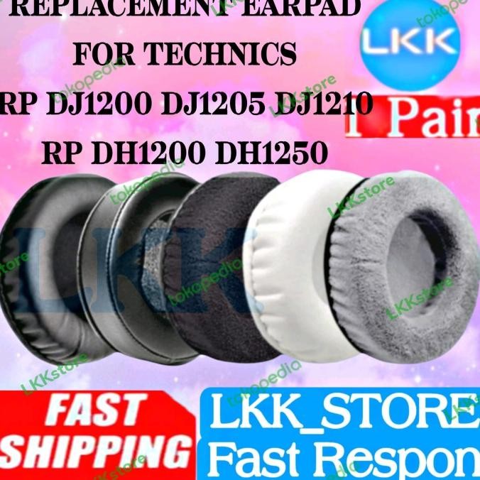 produk baru!! foam headset technics rp dj 1200 dj 1210 / busa headphone rp dh 1250 s