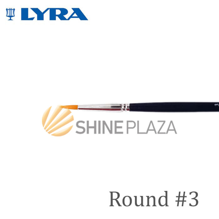 

KUAS LUKIS BULAT CAT AIR MINYAK AKRILIK POSTER LYRA NO. 3 - WATERCOLOR ACRYLIC ROUND PAINT BRUSH