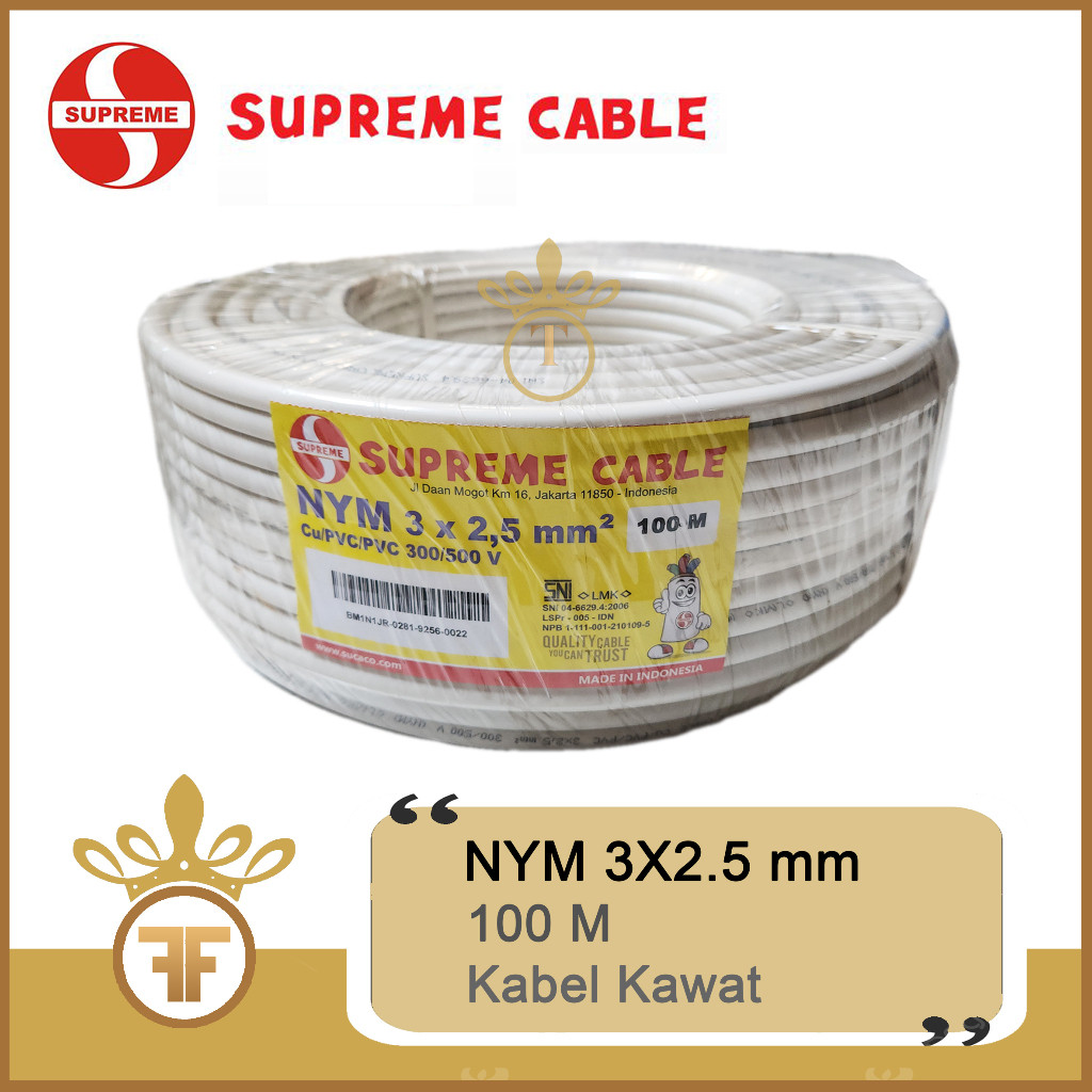Kabel Supreme NYM 3X2.5 3X2,5 100M