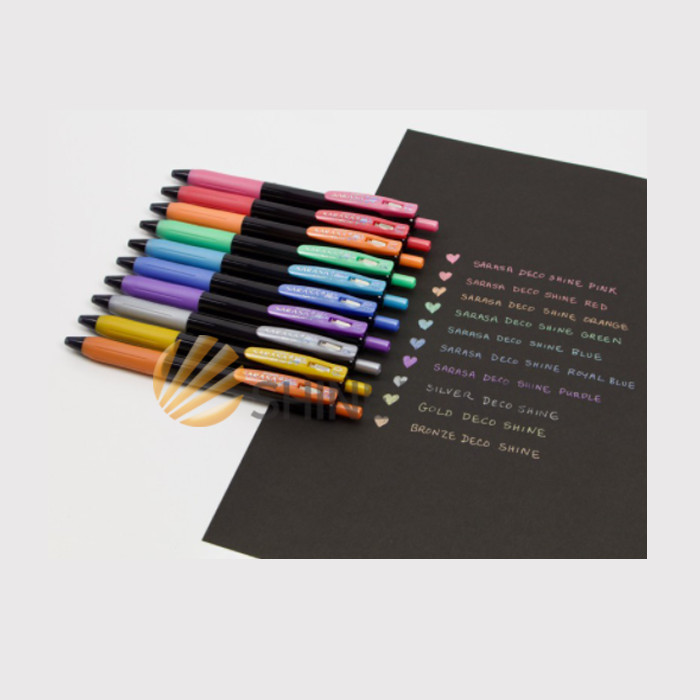 

PULPEN GEL ZEBRA SARASA CLIP DECOSHINE COLOR 0.5MM - BOLPEN PENA PEN WARNA 0,5 MM