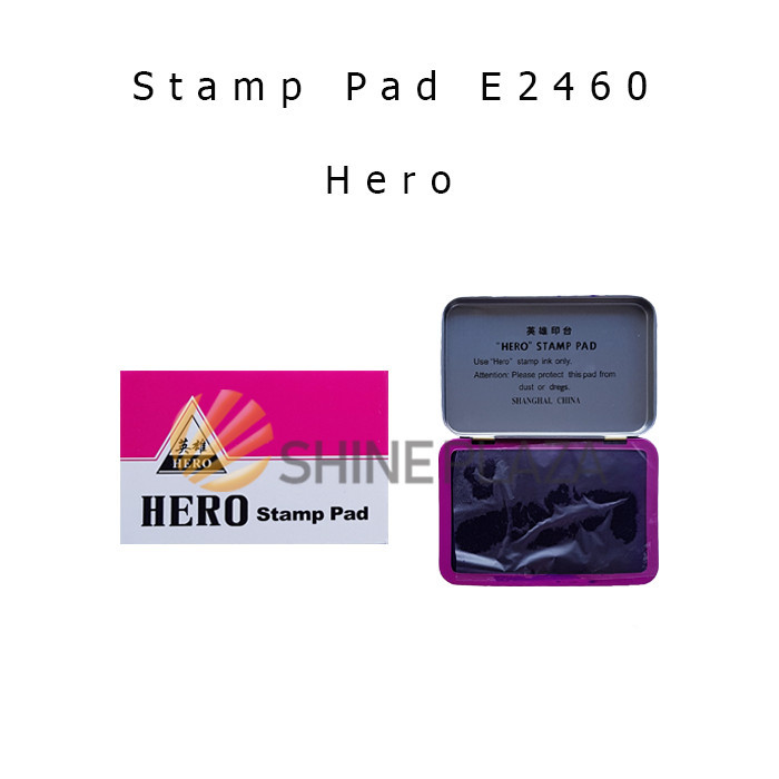 

STAMP PAD - BAK STEMPEL BANTALAN HERO E2460 WARNA UNGU